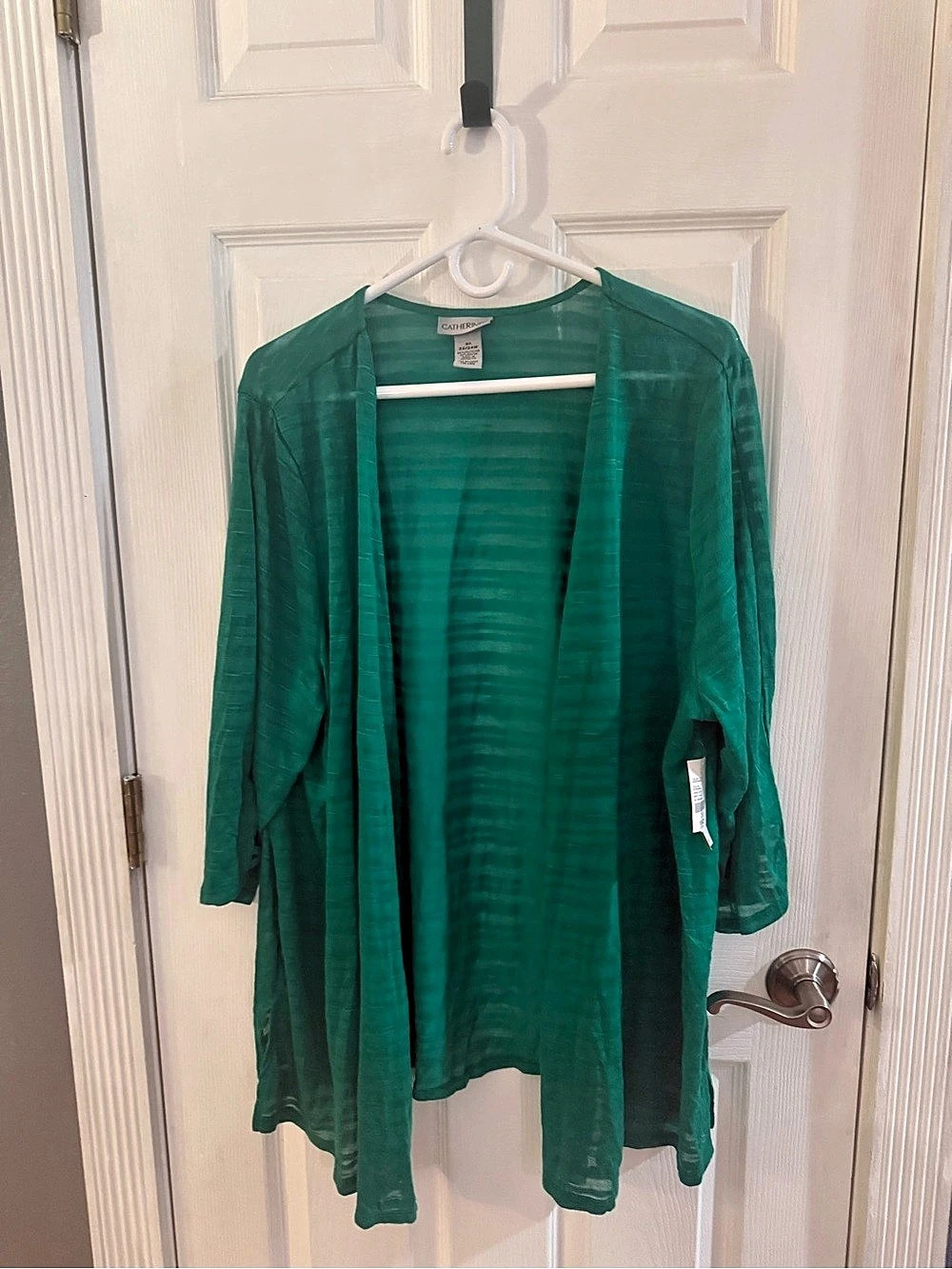 Catherines Classic Collection Cardigan Green Cardigan Size 2X NWT